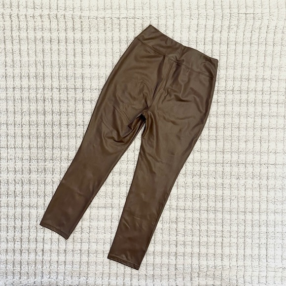 Tuckernuck Brown Leather Leggings - Picture 3 of 4